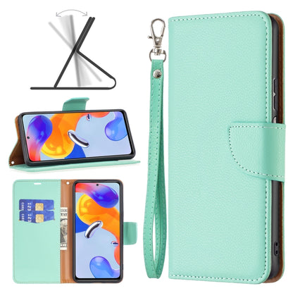 Litchi Texture Pure Color Horizontal Flip Leather Phone Case, For Xiaomi Redmi Note 11 Pro International Version