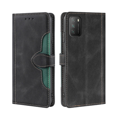 Skin Feel Straw Hat Magnetic Buckle Leather Phone Case, For Xiaomi Poco M3, For Xiaomi Redmi K40 Gaming, For Xiaomi Redmi Note 11 4G / Note 11S, For Xiaomi Redmi Note 11 5G, For Xiaomi Redmi 9C / Redmi 9C NFC, For Xiaomi Mi 11