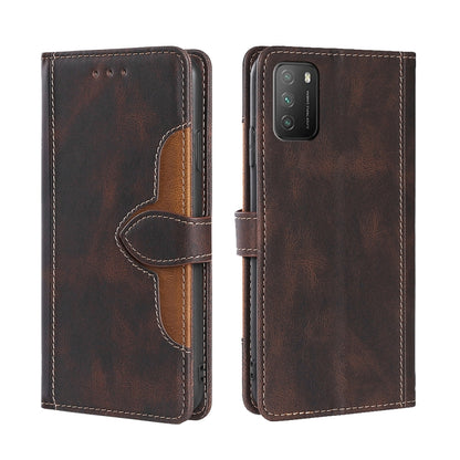 Skin Feel Straw Hat Magnetic Buckle Leather Phone Case, For Xiaomi Poco M3, For Xiaomi Redmi K40 Gaming, For Xiaomi Redmi Note 11 4G / Note 11S, For Xiaomi Redmi Note 11 5G, For Xiaomi Redmi 9C / Redmi 9C NFC, For Xiaomi Mi 11