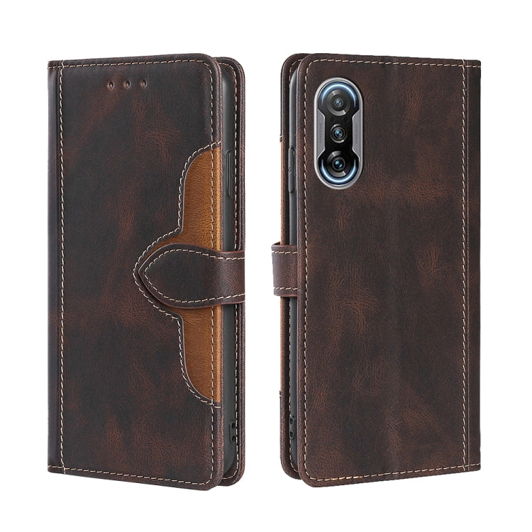 Skin Feel Straw Hat Magnetic Buckle Leather Phone Case, For Xiaomi Poco M3, For Xiaomi Redmi K40 Gaming, For Xiaomi Redmi Note 11 4G / Note 11S, For Xiaomi Redmi Note 11 5G, For Xiaomi Redmi 9C / Redmi 9C NFC, For Xiaomi Mi 11