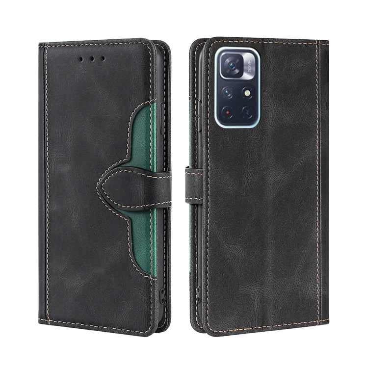 Skin Feel Straw Hat Magnetic Buckle Leather Phone Case, For Xiaomi Poco M3, For Xiaomi Redmi K40 Gaming, For Xiaomi Redmi Note 11 4G / Note 11S, For Xiaomi Redmi Note 11 5G, For Xiaomi Redmi 9C / Redmi 9C NFC, For Xiaomi Mi 11