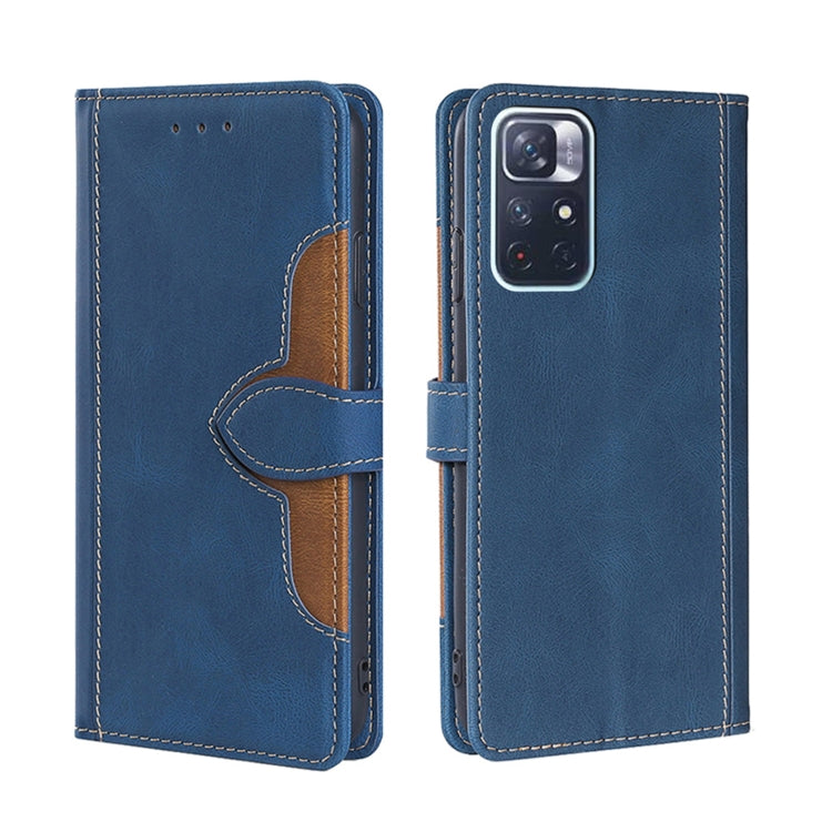 Skin Feel Straw Hat Magnetic Buckle Leather Phone Case, For Xiaomi Poco M3, For Xiaomi Redmi K40 Gaming, For Xiaomi Redmi Note 11 4G / Note 11S, For Xiaomi Redmi Note 11 5G, For Xiaomi Redmi 9C / Redmi 9C NFC, For Xiaomi Mi 11