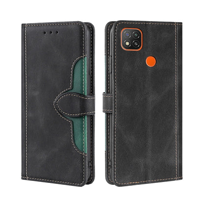 Skin Feel Straw Hat Magnetic Buckle Leather Phone Case, For Xiaomi Poco M3, For Xiaomi Redmi K40 Gaming, For Xiaomi Redmi Note 11 4G / Note 11S, For Xiaomi Redmi Note 11 5G, For Xiaomi Redmi 9C / Redmi 9C NFC, For Xiaomi Mi 11