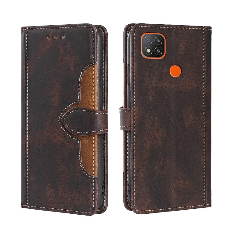 Skin Feel Straw Hat Magnetic Buckle Leather Phone Case, For Xiaomi Poco M3, For Xiaomi Redmi K40 Gaming, For Xiaomi Redmi Note 11 4G / Note 11S, For Xiaomi Redmi Note 11 5G, For Xiaomi Redmi 9C / Redmi 9C NFC, For Xiaomi Mi 11