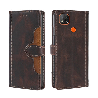 Skin Feel Straw Hat Magnetic Buckle Leather Phone Case, For Xiaomi Poco M3, For Xiaomi Redmi K40 Gaming, For Xiaomi Redmi Note 11 4G / Note 11S, For Xiaomi Redmi Note 11 5G, For Xiaomi Redmi 9C / Redmi 9C NFC, For Xiaomi Mi 11