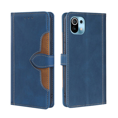 Skin Feel Straw Hat Magnetic Buckle Leather Phone Case, For Xiaomi Poco M3, For Xiaomi Redmi K40 Gaming, For Xiaomi Redmi Note 11 4G / Note 11S, For Xiaomi Redmi Note 11 5G, For Xiaomi Redmi 9C / Redmi 9C NFC, For Xiaomi Mi 11