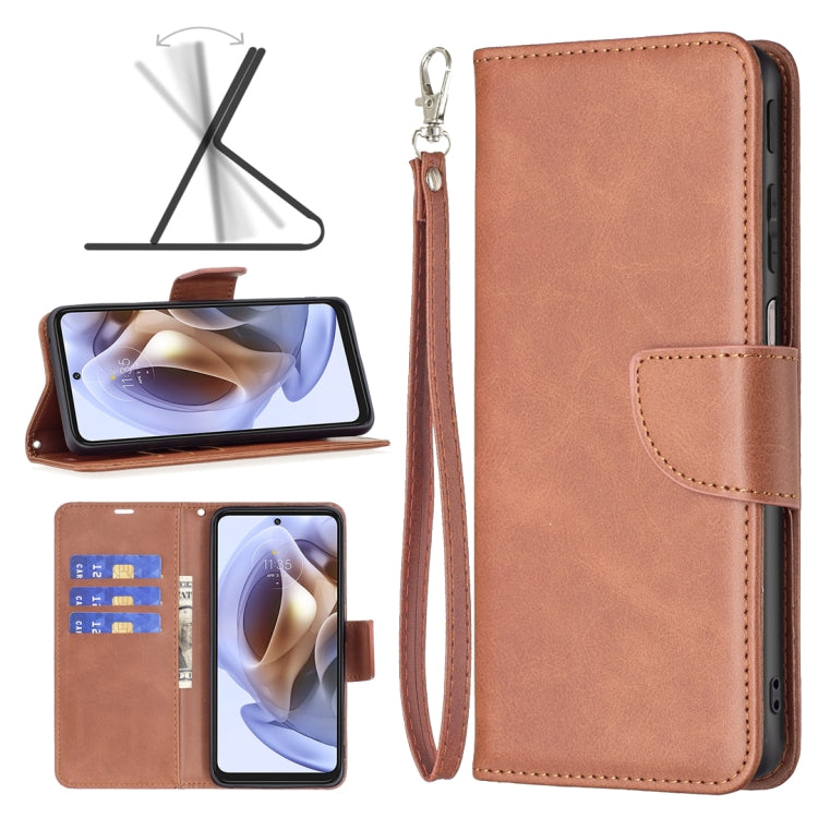 Retro Lambskin Texture Leather Phone Case, For Motorola Moto G31 / G41 Side Fingerprint, For OPPO A36 / Realme 9i, For OPPO Realme 9 Pro+, For Xiaomi Redmi Note 11 Global