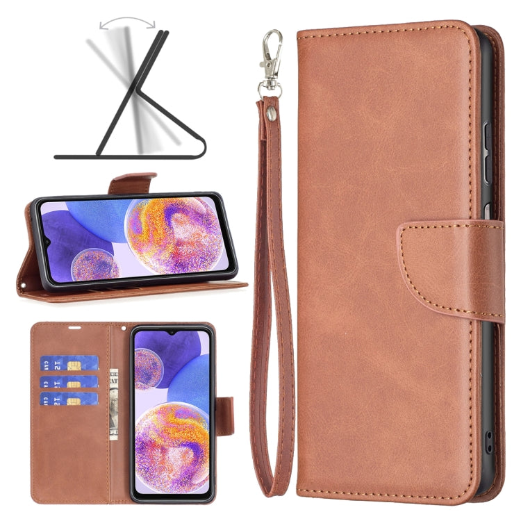Retro Lambskin Texture Leather Phone Case, For Samsung Galaxy A23 5G, For ZTE Blade A51, For ZTE Blade A71, For Nokia G21 / G11