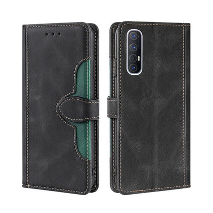 Skin Feel Straw Hat Magnetic Buckle Leather Phone Case, For OPPO Reno3 5G JP Version, For OPPO A16, For OPPO A53 / A32 / A33 / A53s 2020, For OPPO A55 5G, For OPPO A55s 5G, For OPPO A94 5G / F19 Pro+ / Reno 5Z
