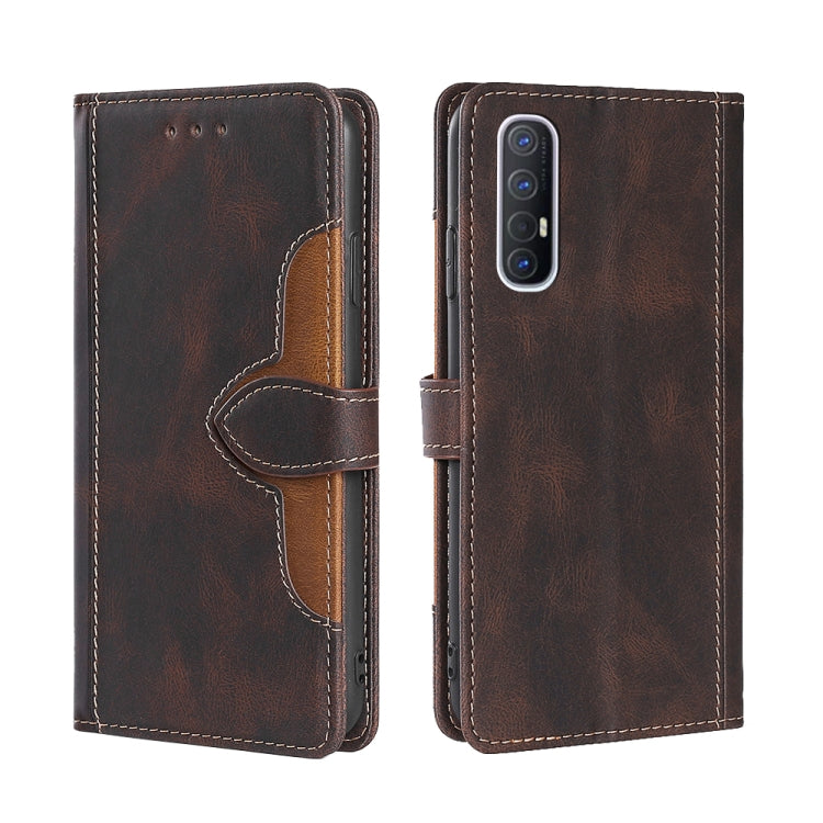 Skin Feel Straw Hat Magnetic Buckle Leather Phone Case, For OPPO Reno3 5G JP Version, For OPPO A16, For OPPO A53 / A32 / A33 / A53s 2020, For OPPO A55 5G, For OPPO A55s 5G, For OPPO A94 5G / F19 Pro+ / Reno 5Z