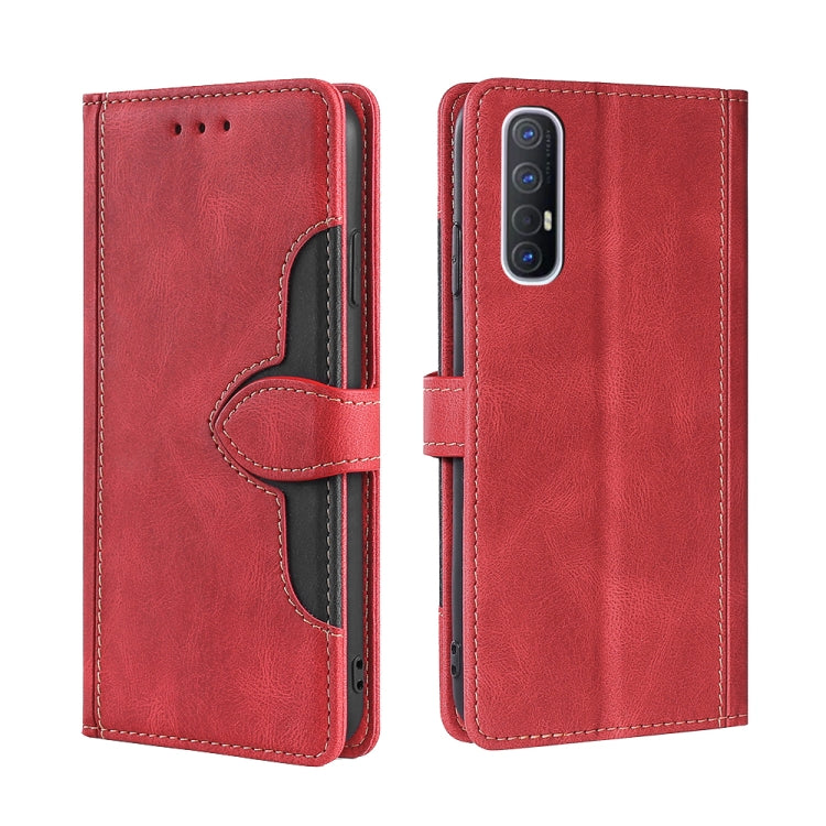 Skin Feel Straw Hat Magnetic Buckle Leather Phone Case, For OPPO Reno3 5G JP Version, For OPPO A16, For OPPO A53 / A32 / A33 / A53s 2020, For OPPO A55 5G, For OPPO A55s 5G, For OPPO A94 5G / F19 Pro+ / Reno 5Z