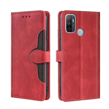Skin Feel Straw Hat Magnetic Buckle Leather Phone Case, For OPPO Reno3 5G JP Version, For OPPO A16, For OPPO A53 / A32 / A33 / A53s 2020, For OPPO A55 5G, For OPPO A55s 5G, For OPPO A94 5G / F19 Pro+ / Reno 5Z