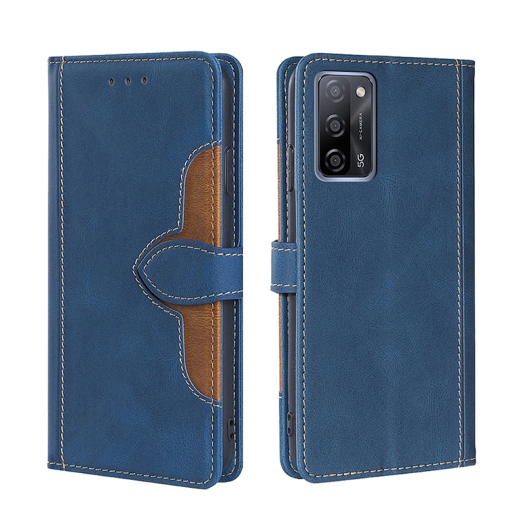 Skin Feel Straw Hat Magnetic Buckle Leather Phone Case, For OPPO Reno3 5G JP Version, For OPPO A16, For OPPO A53 / A32 / A33 / A53s 2020, For OPPO A55 5G, For OPPO A55s 5G, For OPPO A94 5G / F19 Pro+ / Reno 5Z
