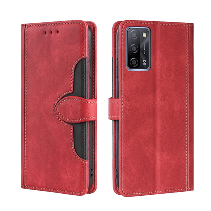 Skin Feel Straw Hat Magnetic Buckle Leather Phone Case, For OPPO Reno3 5G JP Version, For OPPO A16, For OPPO A53 / A32 / A33 / A53s 2020, For OPPO A55 5G, For OPPO A55s 5G, For OPPO A94 5G / F19 Pro+ / Reno 5Z