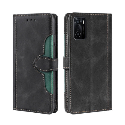 Skin Feel Straw Hat Magnetic Buckle Leather Phone Case, For OPPO Reno3 5G JP Version, For OPPO A16, For OPPO A53 / A32 / A33 / A53s 2020, For OPPO A55 5G, For OPPO A55s 5G, For OPPO A94 5G / F19 Pro+ / Reno 5Z