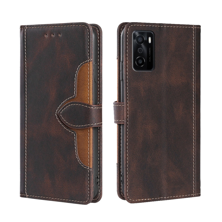 Skin Feel Straw Hat Magnetic Buckle Leather Phone Case, For OPPO Reno3 5G JP Version, For OPPO A16, For OPPO A53 / A32 / A33 / A53s 2020, For OPPO A55 5G, For OPPO A55s 5G, For OPPO A94 5G / F19 Pro+ / Reno 5Z
