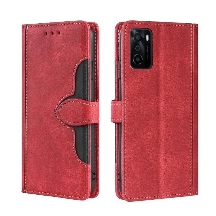 Skin Feel Straw Hat Magnetic Buckle Leather Phone Case, For OPPO Reno3 5G JP Version, For OPPO A16, For OPPO A53 / A32 / A33 / A53s 2020, For OPPO A55 5G, For OPPO A55s 5G, For OPPO A94 5G / F19 Pro+ / Reno 5Z
