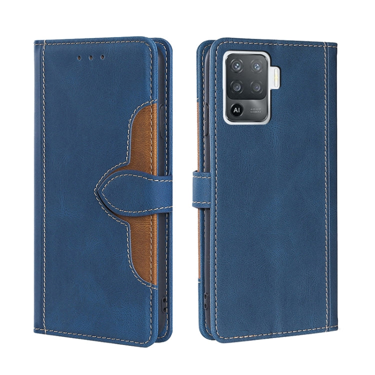 Skin Feel Straw Hat Magnetic Buckle Leather Phone Case, For OPPO F19 Pro / A94 4G / Reno5 F, For OPPO Find X3 / X3 Pro, For OPPO Find X5 Lite, For OPPO Find X5 Pro, For OPPO K9s / Realme Q3s, For OPPO Reno3 A JP Version