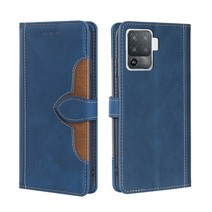 Skin Feel Straw Hat Magnetic Buckle Leather Phone Case, For OPPO F19 Pro / A94 4G / Reno5 F, For OPPO Find X3 / X3 Pro, For OPPO Find X5 Lite, For OPPO Find X5 Pro, For OPPO K9s / Realme Q3s, For OPPO Reno3 A JP Version