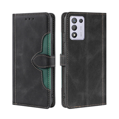 Skin Feel Straw Hat Magnetic Buckle Leather Phone Case, For OPPO F19 Pro / A94 4G / Reno5 F, For OPPO Find X3 / X3 Pro, For OPPO Find X5 Lite, For OPPO Find X5 Pro, For OPPO K9s / Realme Q3s, For OPPO Reno3 A JP Version
