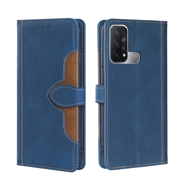 Skin Feel Straw Hat Magnetic Buckle Leather Phone Case, For OPPO Reno5 Pro+ 5G / Find X3 Neo, For OPPO Reno5 A, For OPPO Reno6, For OPPO Reno6 4G, For OPPO Reno6 Pro, For OPPO Reno6 Pro+