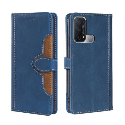 Skin Feel Straw Hat Magnetic Buckle Leather Phone Case, For OPPO Reno5 Pro+ 5G / Find X3 Neo, For OPPO Reno5 A, For OPPO Reno6, For OPPO Reno6 4G, For OPPO Reno6 Pro, For OPPO Reno6 Pro+