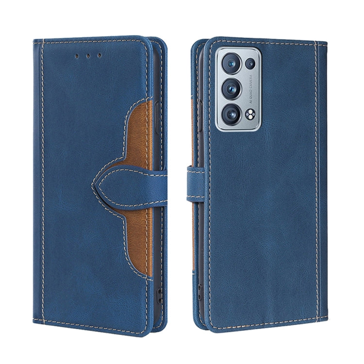 Skin Feel Straw Hat Magnetic Buckle Leather Phone Case, For OPPO Reno5 Pro+ 5G / Find X3 Neo, For OPPO Reno5 A, For OPPO Reno6, For OPPO Reno6 4G, For OPPO Reno6 Pro, For OPPO Reno6 Pro+