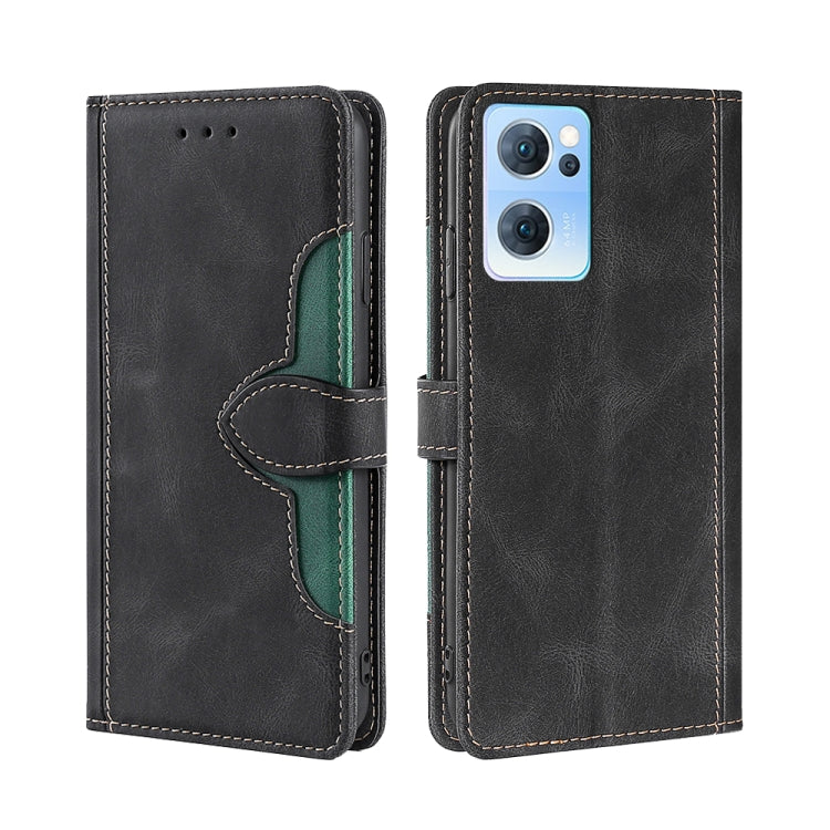 Skin Feel Straw Hat Magnetic Buckle Leather Phone Case, For OPPO Reno7 5G, For OPPO Reno7 Pro 5G, For OPPO Realme 8i, For OPPO Realme 9 Pro, For OPPO Realme 9 Pro+, For OPPO Realme 9i / A36 4G /A96 4G /K10 4G /A76 4G