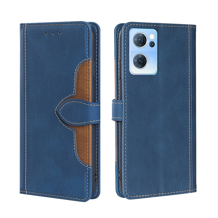Skin Feel Straw Hat Magnetic Buckle Leather Phone Case, For OPPO Reno7 5G, For OPPO Reno7 Pro 5G, For OPPO Realme 8i, For OPPO Realme 9 Pro, For OPPO Realme 9 Pro+, For OPPO Realme 9i / A36 4G /A96 4G /K10 4G /A76 4G
