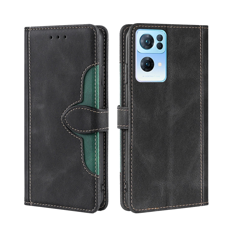 Skin Feel Straw Hat Magnetic Buckle Leather Phone Case, For OPPO Reno7 5G, For OPPO Reno7 Pro 5G, For OPPO Realme 8i, For OPPO Realme 9 Pro, For OPPO Realme 9 Pro+, For OPPO Realme 9i / A36 4G /A96 4G /K10 4G /A76 4G