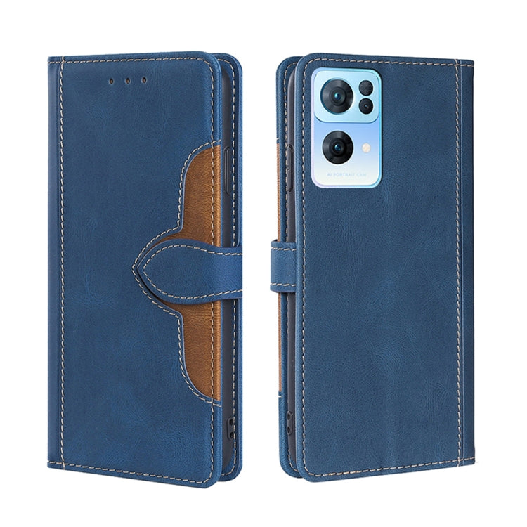 Skin Feel Straw Hat Magnetic Buckle Leather Phone Case, For OPPO Reno7 5G, For OPPO Reno7 Pro 5G, For OPPO Realme 8i, For OPPO Realme 9 Pro, For OPPO Realme 9 Pro+, For OPPO Realme 9i / A36 4G /A96 4G /K10 4G /A76 4G