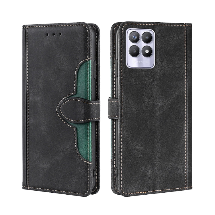 Skin Feel Straw Hat Magnetic Buckle Leather Phone Case, For OPPO Reno7 5G, For OPPO Reno7 Pro 5G, For OPPO Realme 8i, For OPPO Realme 9 Pro, For OPPO Realme 9 Pro+, For OPPO Realme 9i / A36 4G /A96 4G /K10 4G /A76 4G