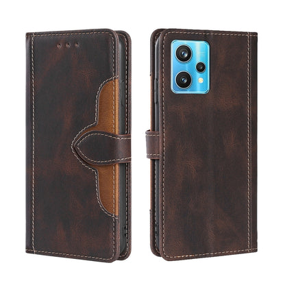 Skin Feel Straw Hat Magnetic Buckle Leather Phone Case, For OPPO Reno7 5G, For OPPO Reno7 Pro 5G, For OPPO Realme 8i, For OPPO Realme 9 Pro, For OPPO Realme 9 Pro+, For OPPO Realme 9i / A36 4G /A96 4G /K10 4G /A76 4G