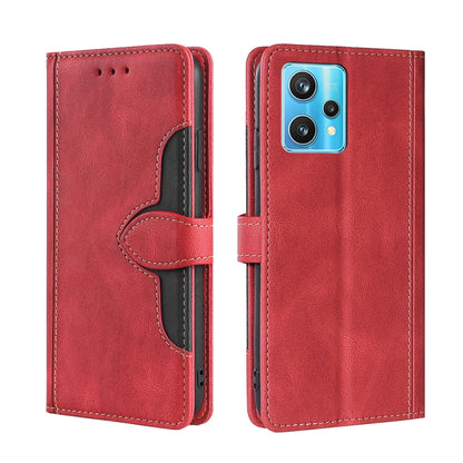 Skin Feel Straw Hat Magnetic Buckle Leather Phone Case, For OPPO Reno7 5G, For OPPO Reno7 Pro 5G, For OPPO Realme 8i, For OPPO Realme 9 Pro, For OPPO Realme 9 Pro+, For OPPO Realme 9i / A36 4G /A96 4G /K10 4G /A76 4G