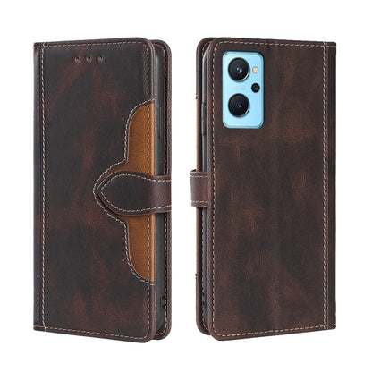 Skin Feel Straw Hat Magnetic Buckle Leather Phone Case, For OPPO Reno7 5G, For OPPO Reno7 Pro 5G, For OPPO Realme 8i, For OPPO Realme 9 Pro, For OPPO Realme 9 Pro+, For OPPO Realme 9i / A36 4G /A96 4G /K10 4G /A76 4G