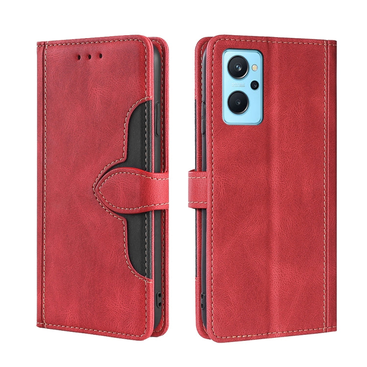 Skin Feel Straw Hat Magnetic Buckle Leather Phone Case, For OPPO Reno7 5G, For OPPO Reno7 Pro 5G, For OPPO Realme 8i, For OPPO Realme 9 Pro, For OPPO Realme 9 Pro+, For OPPO Realme 9i / A36 4G /A96 4G /K10 4G /A76 4G