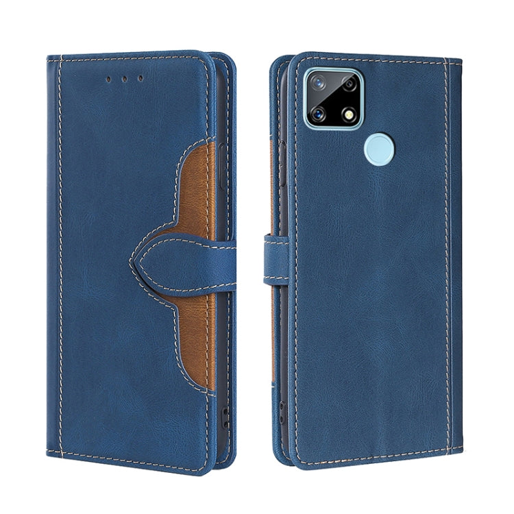 Skin Feel Straw Hat Magnetic Buckle Leather Phone Case, For OPPO Realme C12 / Narzo 20, For OPPO Realme C20, For OPPO Realme C21, For OPPO Realme C21Y, For OPPO Realme GT Neo2 5G, For OPPO Realme GT Master / Q3 Pro