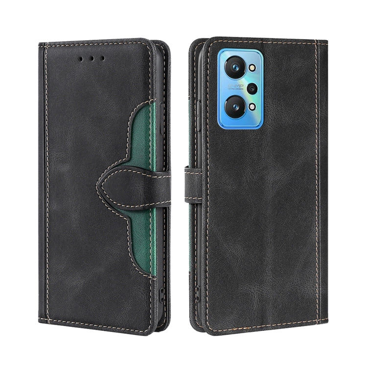 Skin Feel Straw Hat Magnetic Buckle Leather Phone Case, For OPPO Realme C12 / Narzo 20, For OPPO Realme C20, For OPPO Realme C21, For OPPO Realme C21Y, For OPPO Realme GT Neo2 5G, For OPPO Realme GT Master / Q3 Pro
