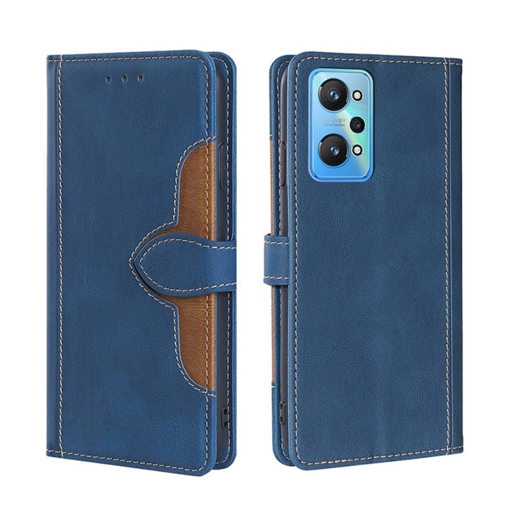 Skin Feel Straw Hat Magnetic Buckle Leather Phone Case, For OPPO Realme C12 / Narzo 20, For OPPO Realme C20, For OPPO Realme C21, For OPPO Realme C21Y, For OPPO Realme GT Neo2 5G, For OPPO Realme GT Master / Q3 Pro