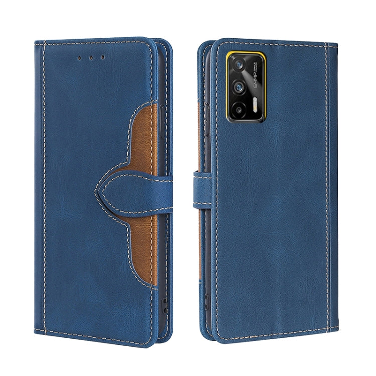 Skin Feel Straw Hat Magnetic Buckle Leather Phone Case, For OPPO Realme GT / Q3 Pro 5G, For OPPO Realme GT Explorer Master, For OPPO Realme Narzo 50A, For OPPO Realme 8 5G / Realme V13 5G