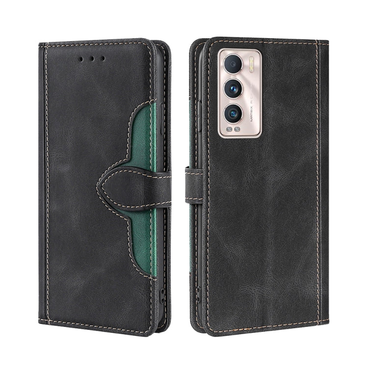Skin Feel Straw Hat Magnetic Buckle Leather Phone Case, For OPPO Realme GT / Q3 Pro 5G, For OPPO Realme GT Explorer Master, For OPPO Realme Narzo 50A, For OPPO Realme 8 5G / Realme V13 5G