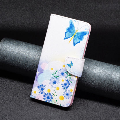Colored Drawing Pattern Leather Phone Case, For Xiaomi Redmi Note 11 International Version