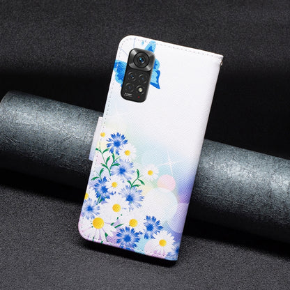 Colored Drawing Pattern Leather Phone Case, For Xiaomi Redmi Note 11 International Version