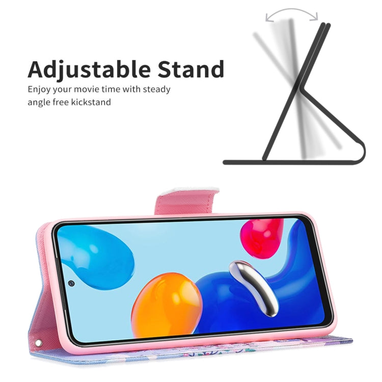 Colored Drawing Leather Phone Case, For Xiaomi Redmi Note 11 International Version