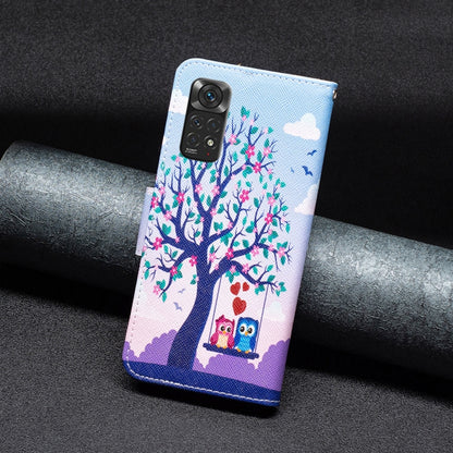 Colored Drawing Leather Phone Case, For Xiaomi Redmi Note 11 International Version