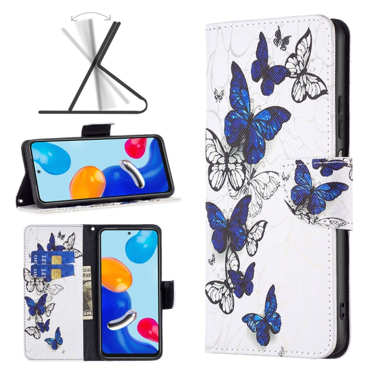 Colored Drawing Leather Phone Case, For Xiaomi Redmi Note 11 International Version