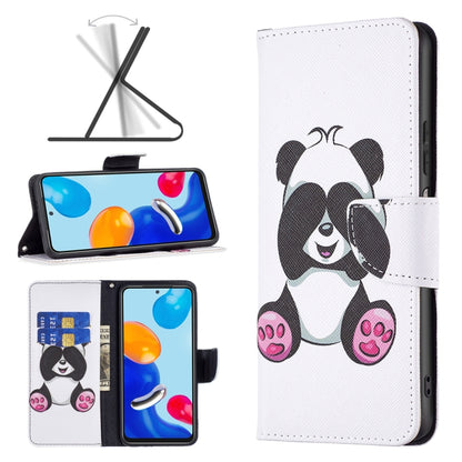 Colored Drawing Leather Phone Case, For Xiaomi Redmi Note 11 International Version