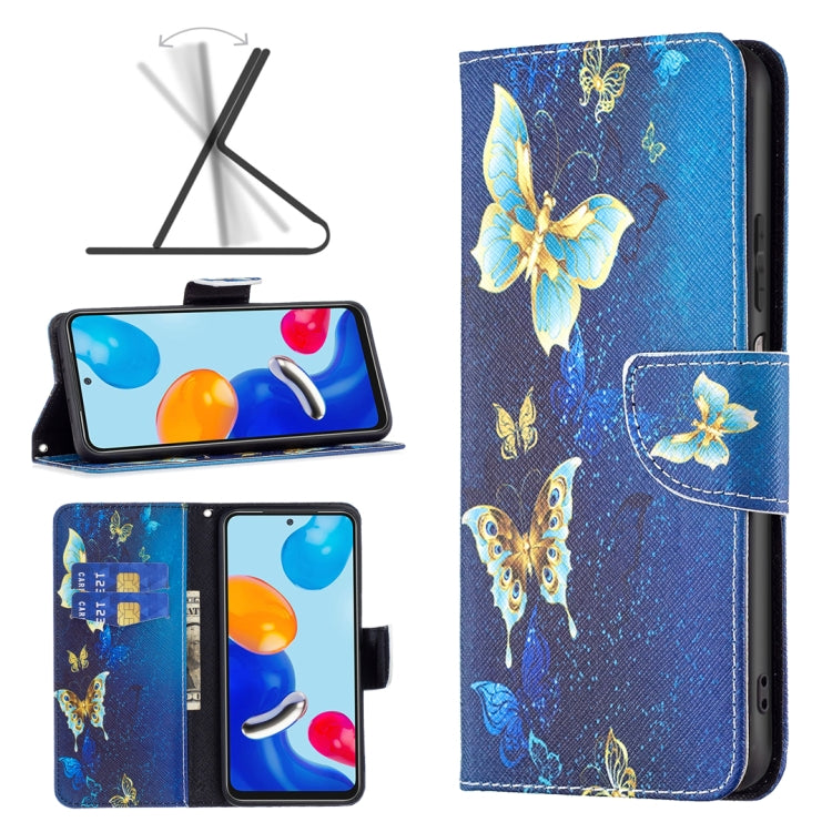 Colored Drawing Leather Phone Case, For Xiaomi Redmi Note 11 International Version