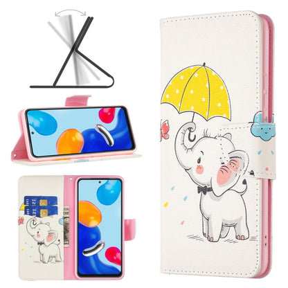 Colored Drawing Leather Phone Case, For Xiaomi Redmi Note 11 International Version