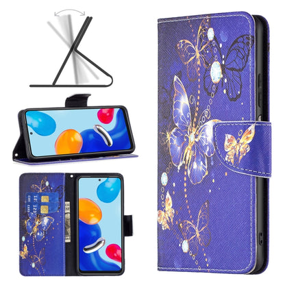Colored Drawing Leather Phone Case, For Xiaomi Redmi Note 11 International Version